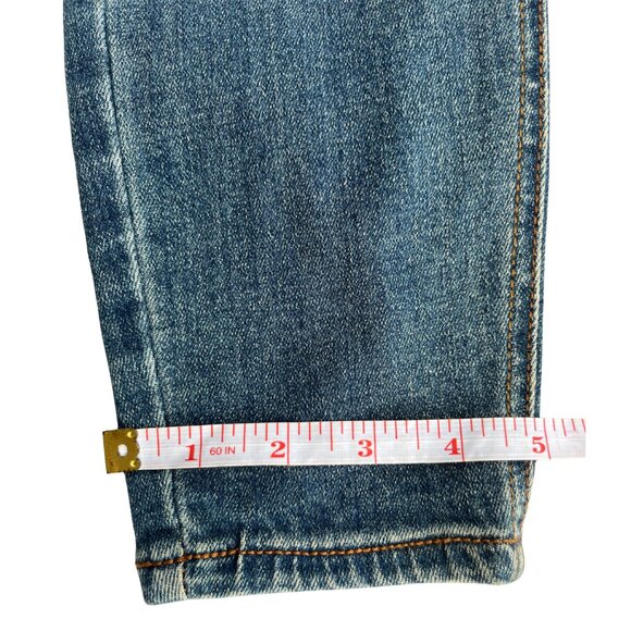 Free People Women’s Mid Rise Classic Straight Leg Jeans Blue Medium Wash Size 27 - Picture 13 of 16
